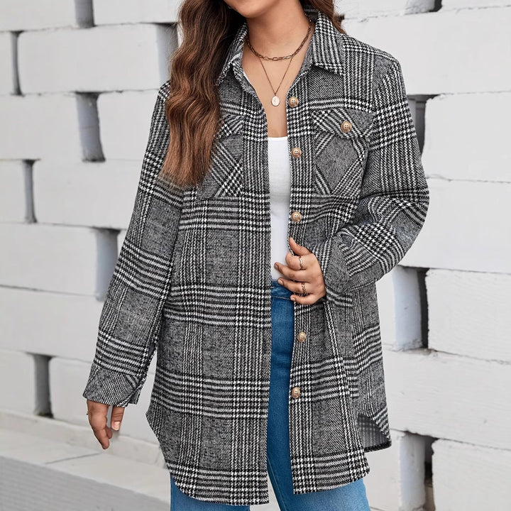 Lune London Casual Checked Jacket for Women