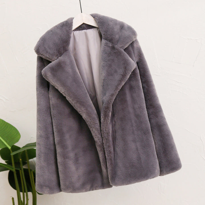 Ladies Flauscher Coat Lune London