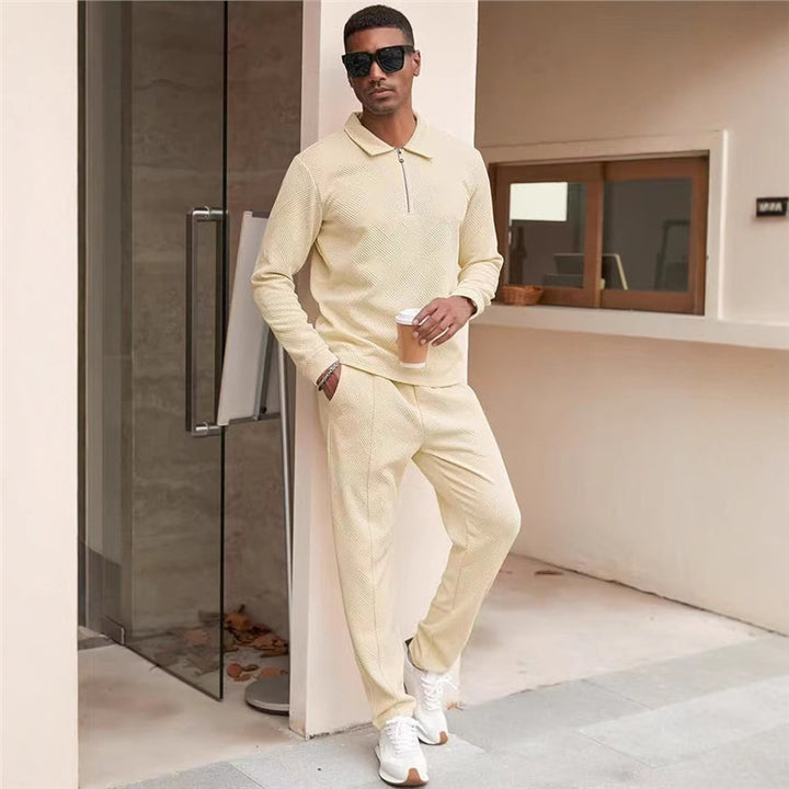 Casual sweat set for men with textured upper material Lune London