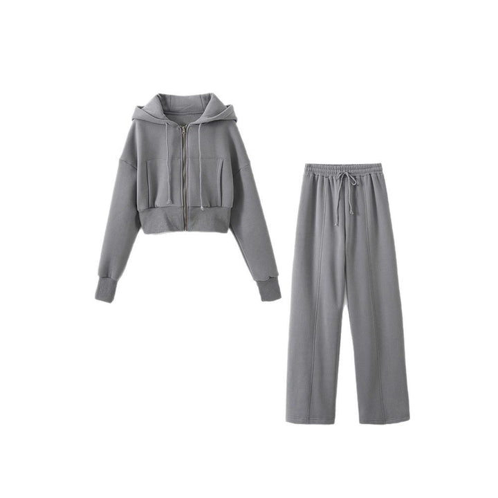 Lune London women's cropped hoodie set and jogger pants