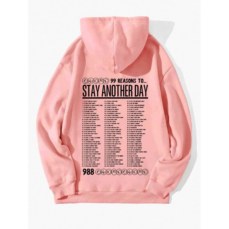 Women's hoodie with original design and inspiring message Chic & Stil