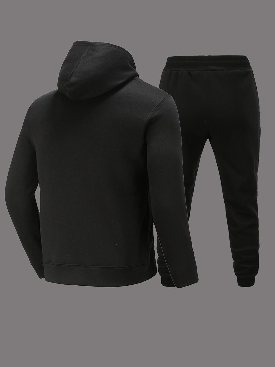Hooded jacket and jogger pants set for women with a striking woven design Lune London