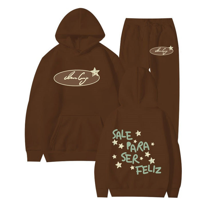 Women’s hoodie sweatshirt with inspiring lettering and casual cut Chic & Stil