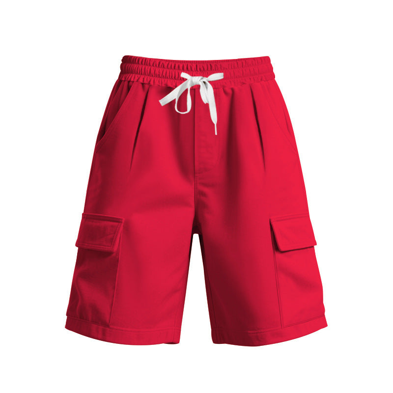 Casual cargo shorts for men with elastic waistband and functional pockets Lune London