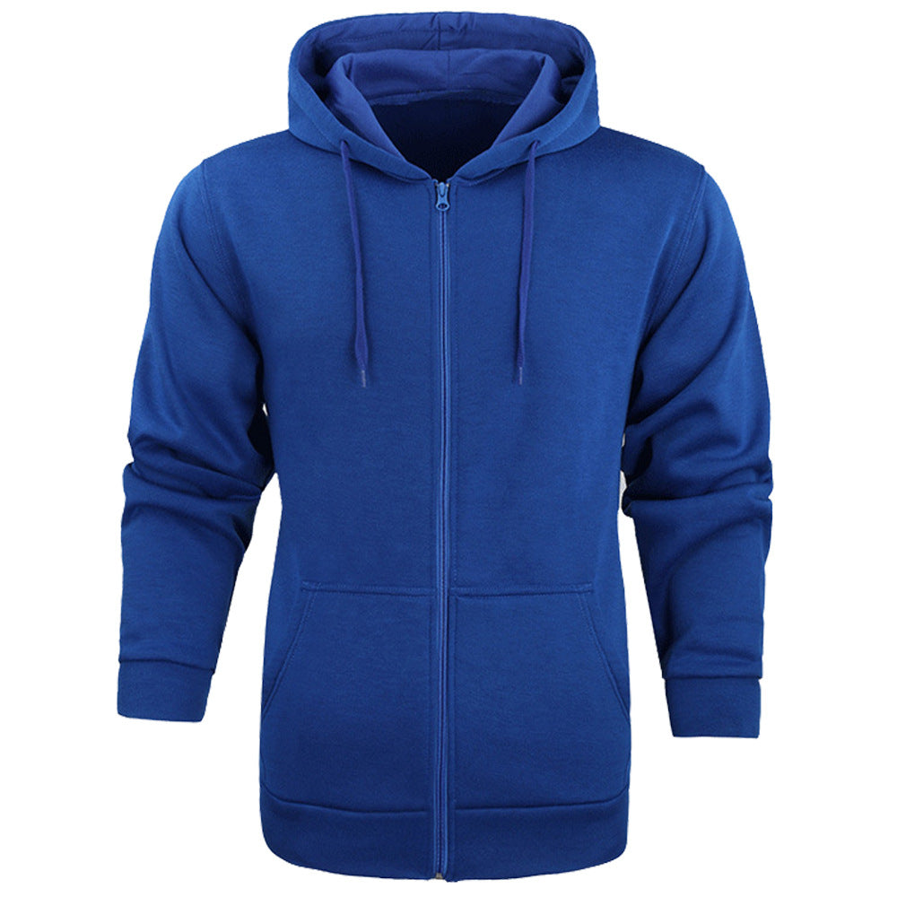 Men's zip-up hoodie with full zipper and practical pockets Lune London