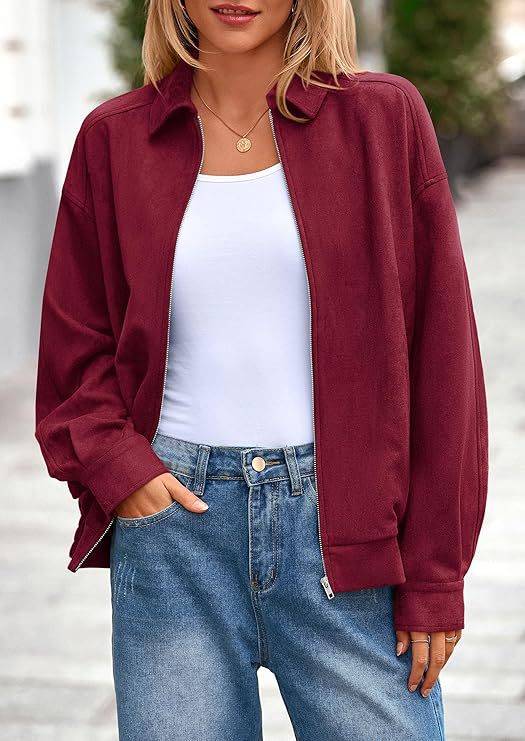 Casual transition jacket for women with high collar and zipper Lune London