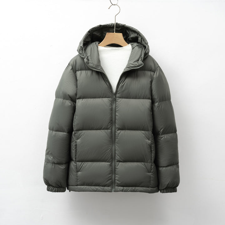 Ladies light insulated winter jacket with adjustable hood Lune London
