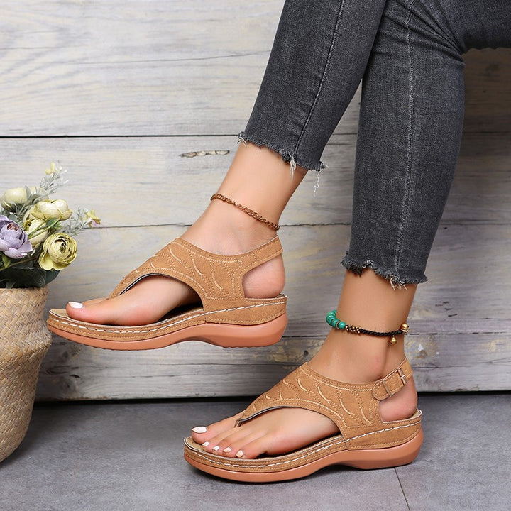 Comfort adjustable sandals for ladies Lune London
