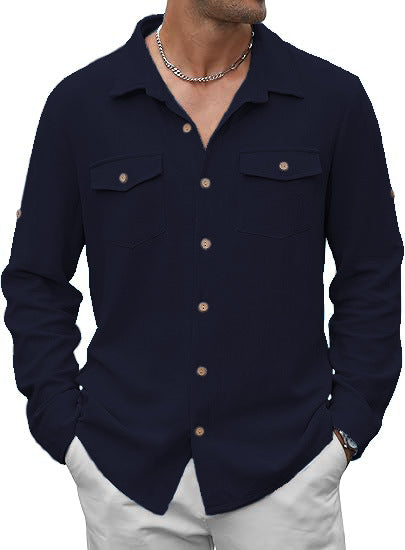 Classic casual shirt for men with two chest pockets Lune London