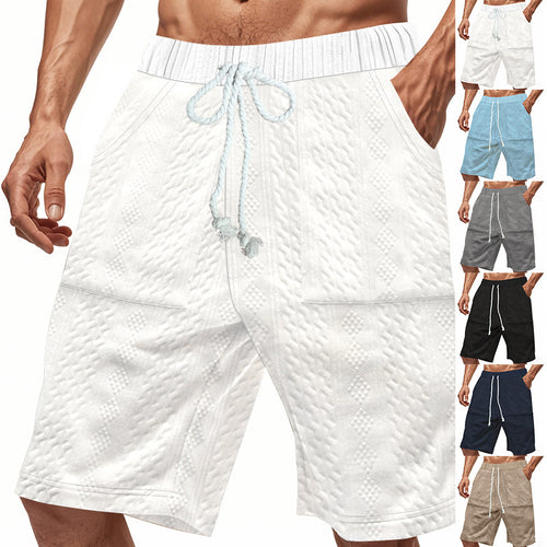 Shorts de bain sportifs pour hommes avec taille élastique et cordon de serrage Amarae