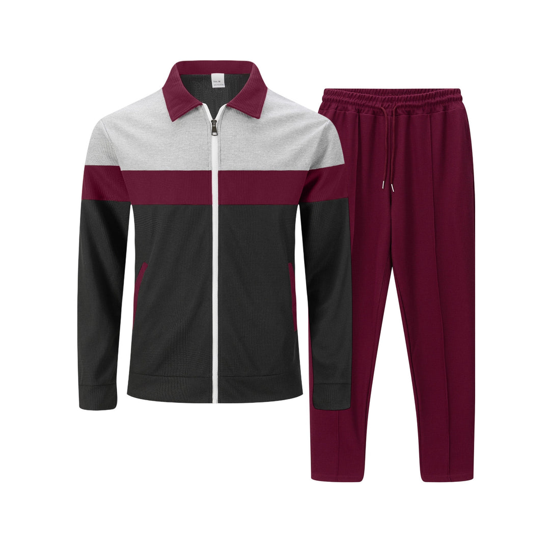 Men's sports set made of breathable material with quilted design Lune London
