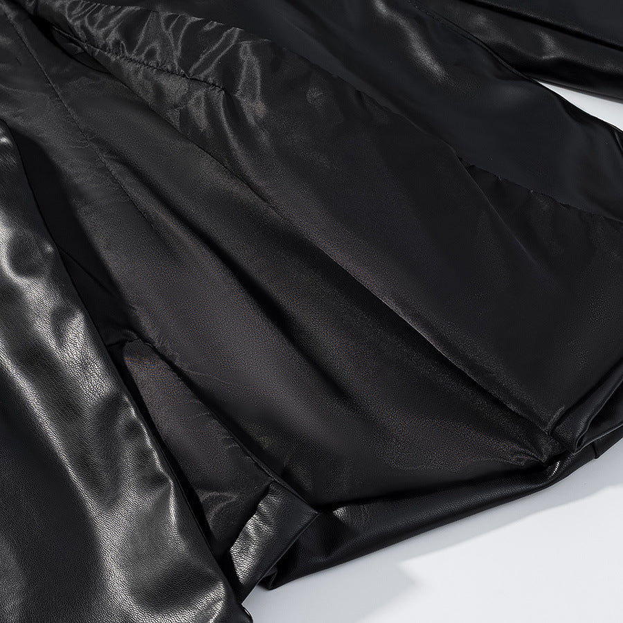 Lune London Elegant Faux Leather Jacket for Ladies