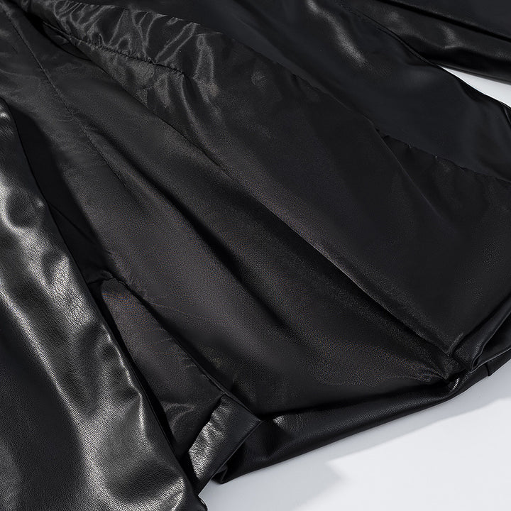 Lune London Elegant Faux Leather Jacket for Ladies