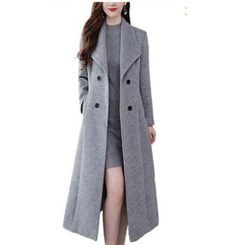 Ladies Long Wool Coat Amarae
