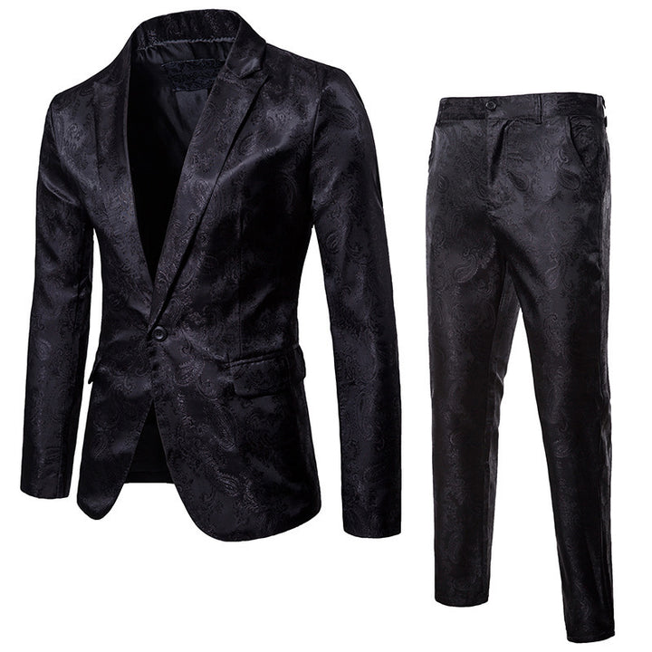 Elegant suit set for men with a fine paisley pattern Lune London