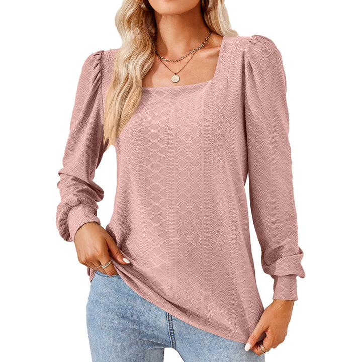 Ladies Light Blouse with Elegant Puff Sleeves and a Structured Design Lune London