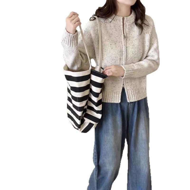 Gilet femme avec zip et col montant Chic & Stil