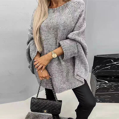 Ladies comfortable knit sweater in a loose fit Amarae