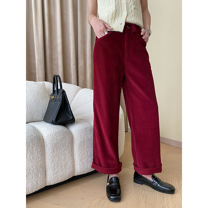 Women's Comfortable and Stylish Corduroy Pants Chic & Stil