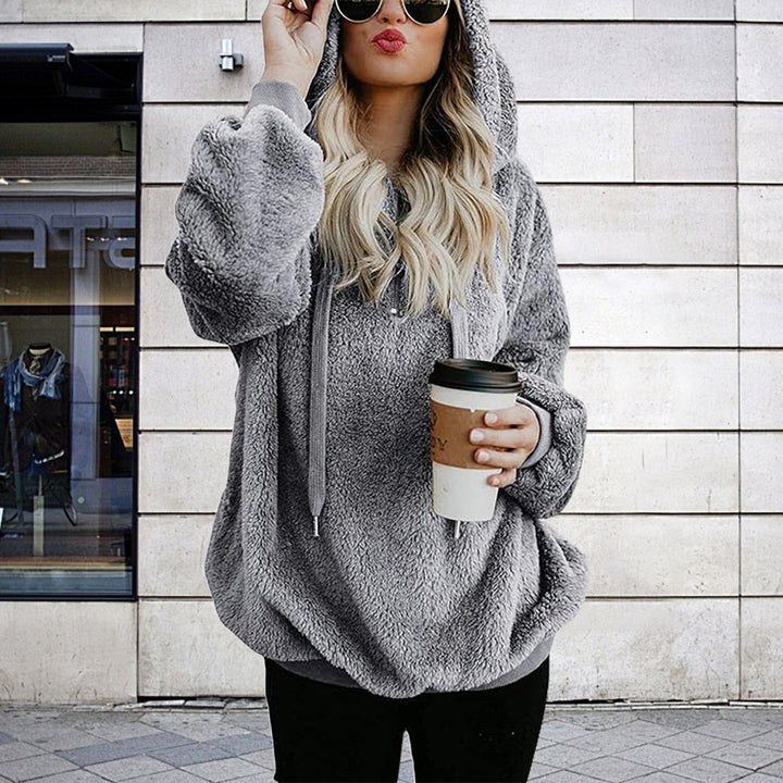 Oversized hoodie for women with practical side pockets Amarae