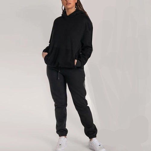 Ladies comfortable fleece hoodie and joggers set Amarae