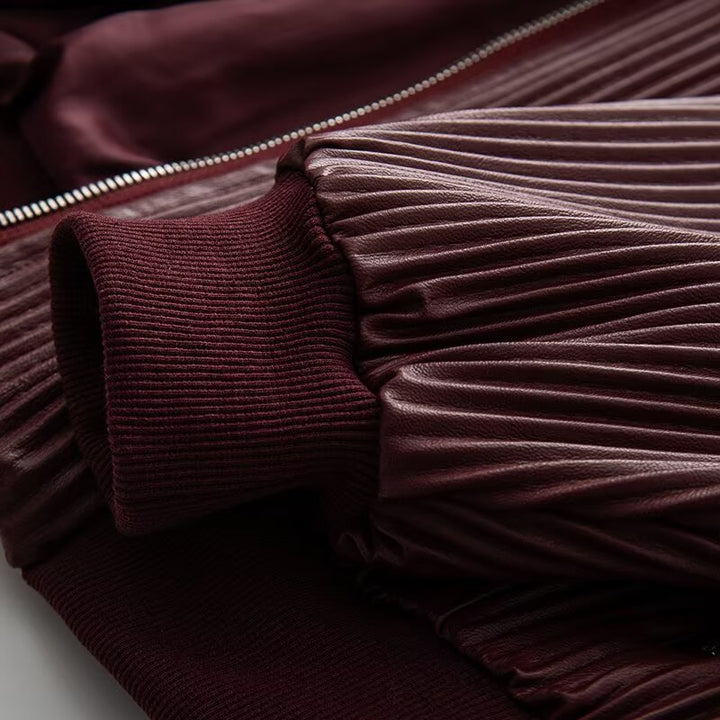 Veste de transition pour femmes avec une texture côtelée élégante et des poches pratiques Chic & Stil