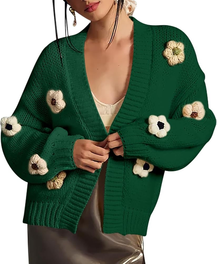 Ladies vest with floral appliqués Lune London