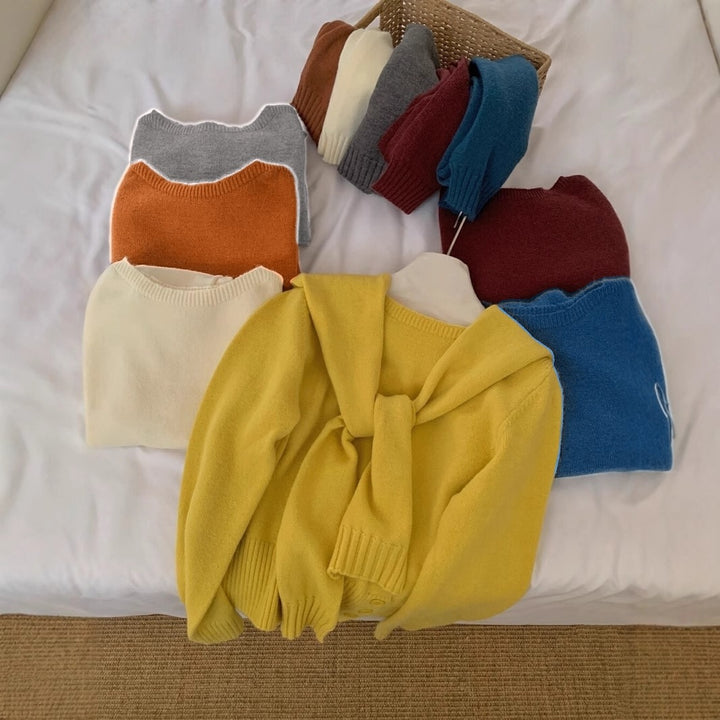 Pull élégant pour femmes avec col amovible Chic & Stil