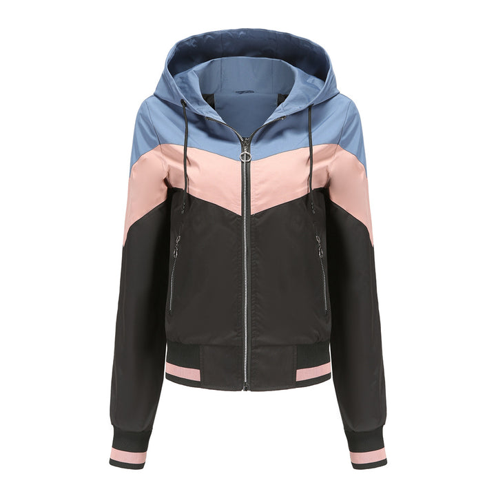 Windbreaker jacket for women with practical zip pockets Lune London