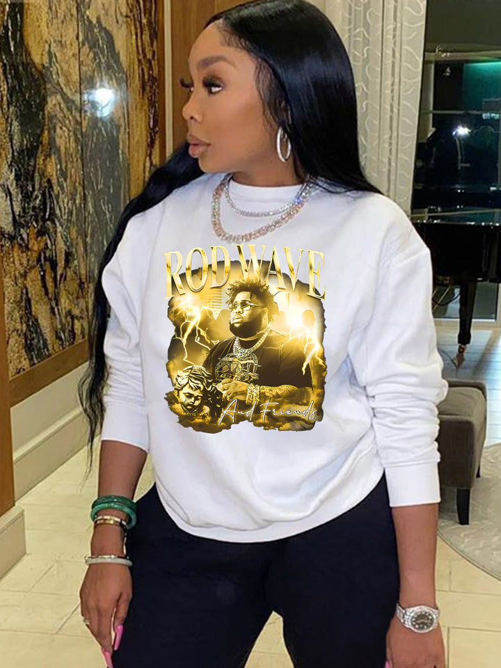 Women’s sweatshirt with a stylish printed design Lune London