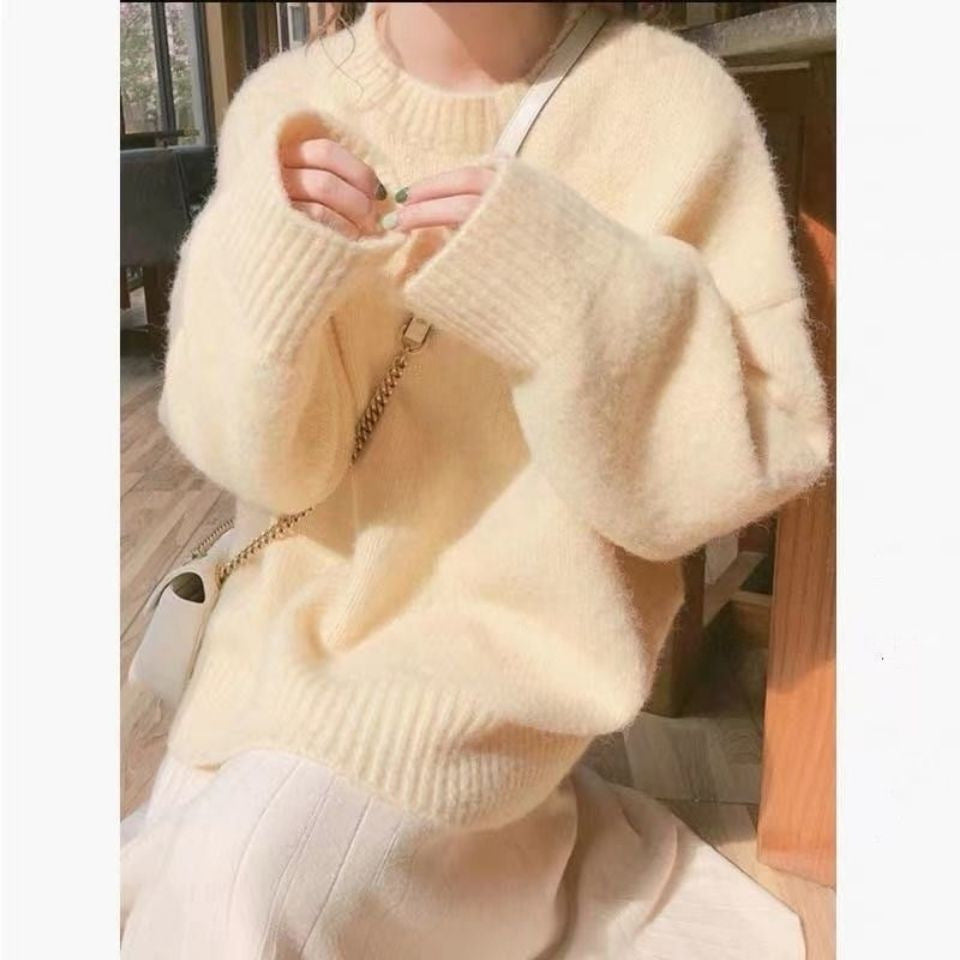 Pull en maille surdimensionné pour femme avec détails côtelés Chic & Stil