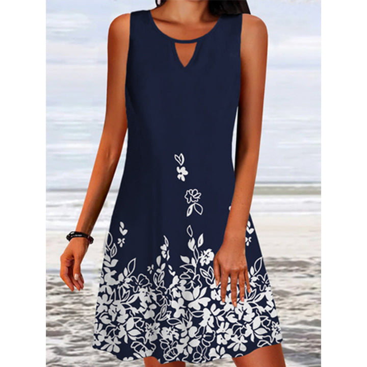 Summer A-line dress flowers Lune London for women