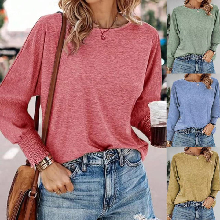 Casual long sleeve t-shirt for ladies with unique sleeve finishes Lune London