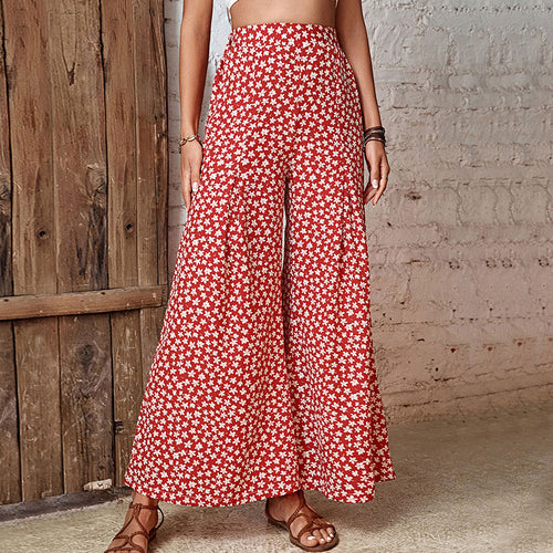 Amarae wide-leg floral pants for women