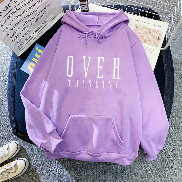 Women's hoodie with creative typography design Chic & Stil