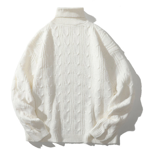 Knit sweater for women with high collar Amarae