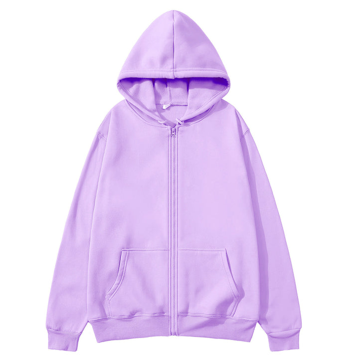 Hooded jacket for women with full zip and large kangaroo pockets Lune London