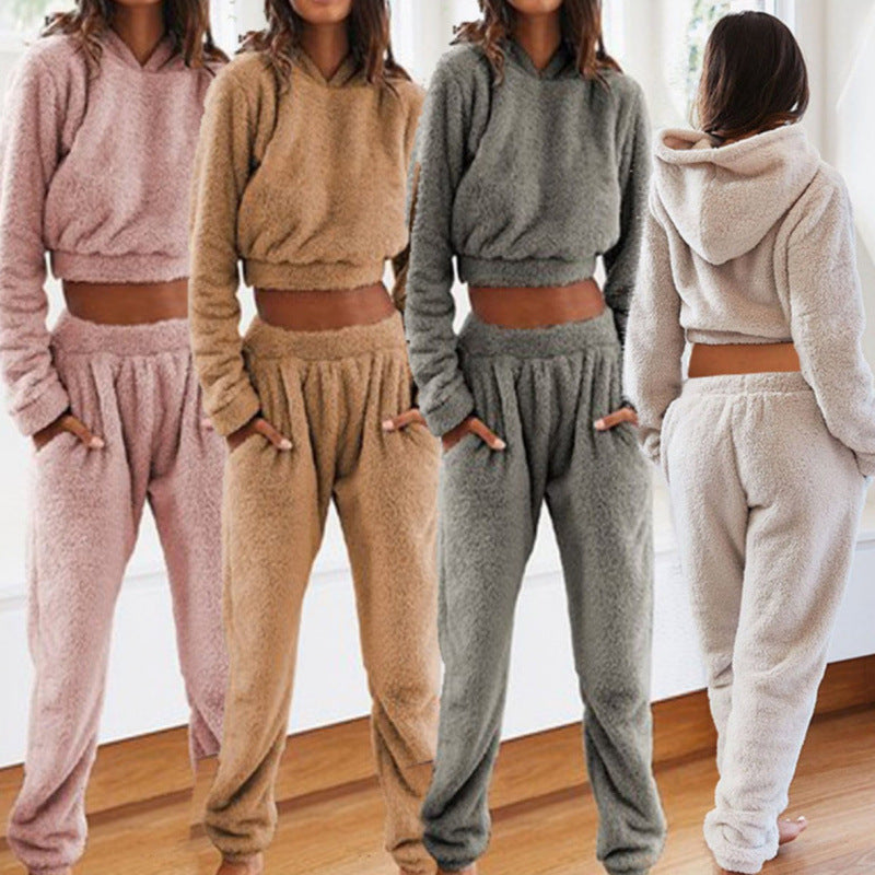 Women's Cozy Lounge Set Made Of Soft Fleece Lune London