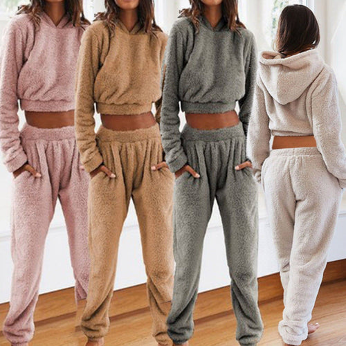 Women's Cozy Lounge Set Made Of Soft Fleece Amarae