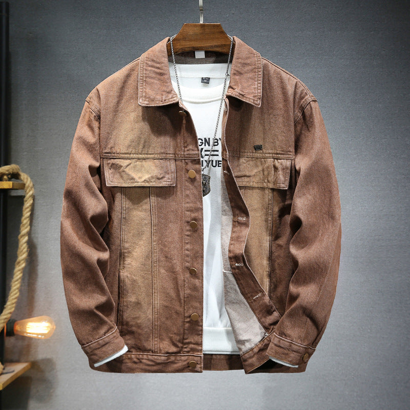 Trendy denim jacket for men with functional pockets and a relaxed fit Lune London