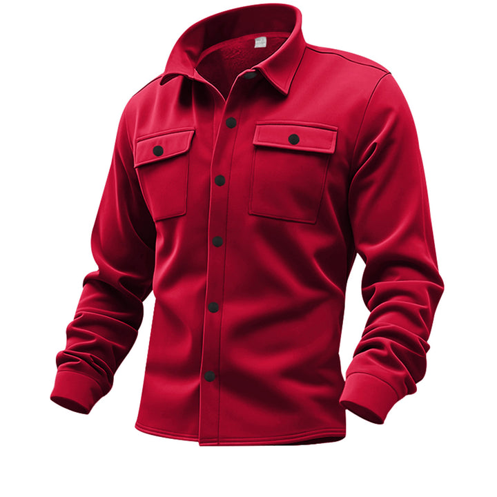 Trendy work jacket for men with practical chest pockets Lune London