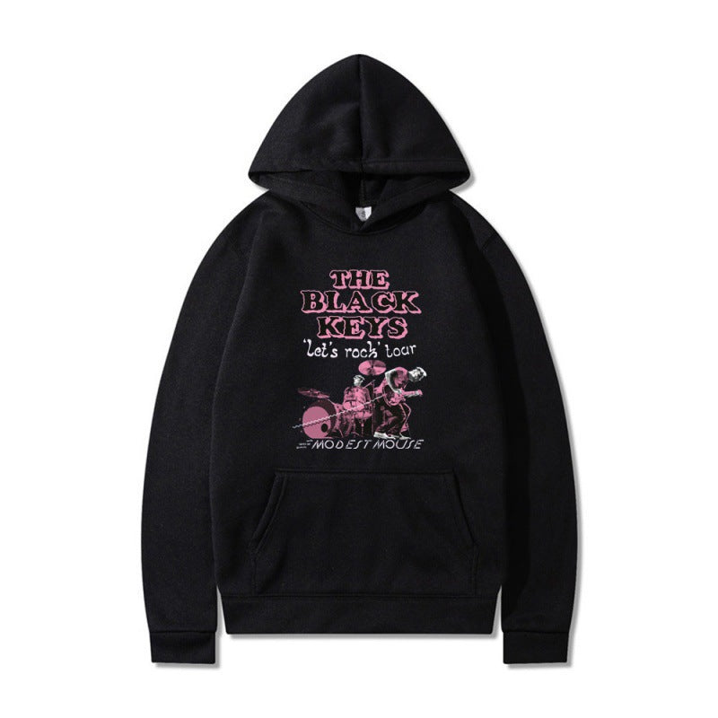 Women's hoodie with creative rock band design and comfortable fit Lune London