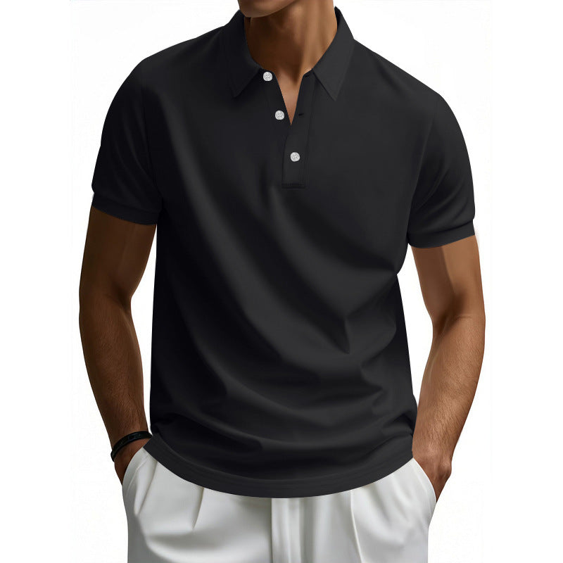 Men's high-quality short sleeve polo with moisture-wicking technology Lune London