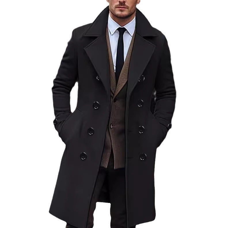 Lune London double wool coat for men