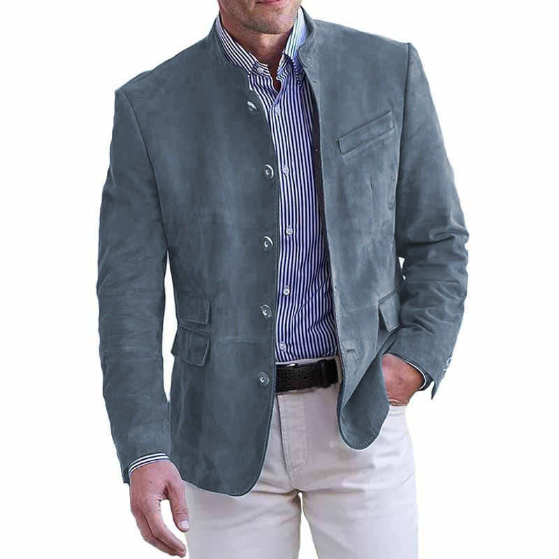 Elegant suede jacket for men with modern accents Lune London