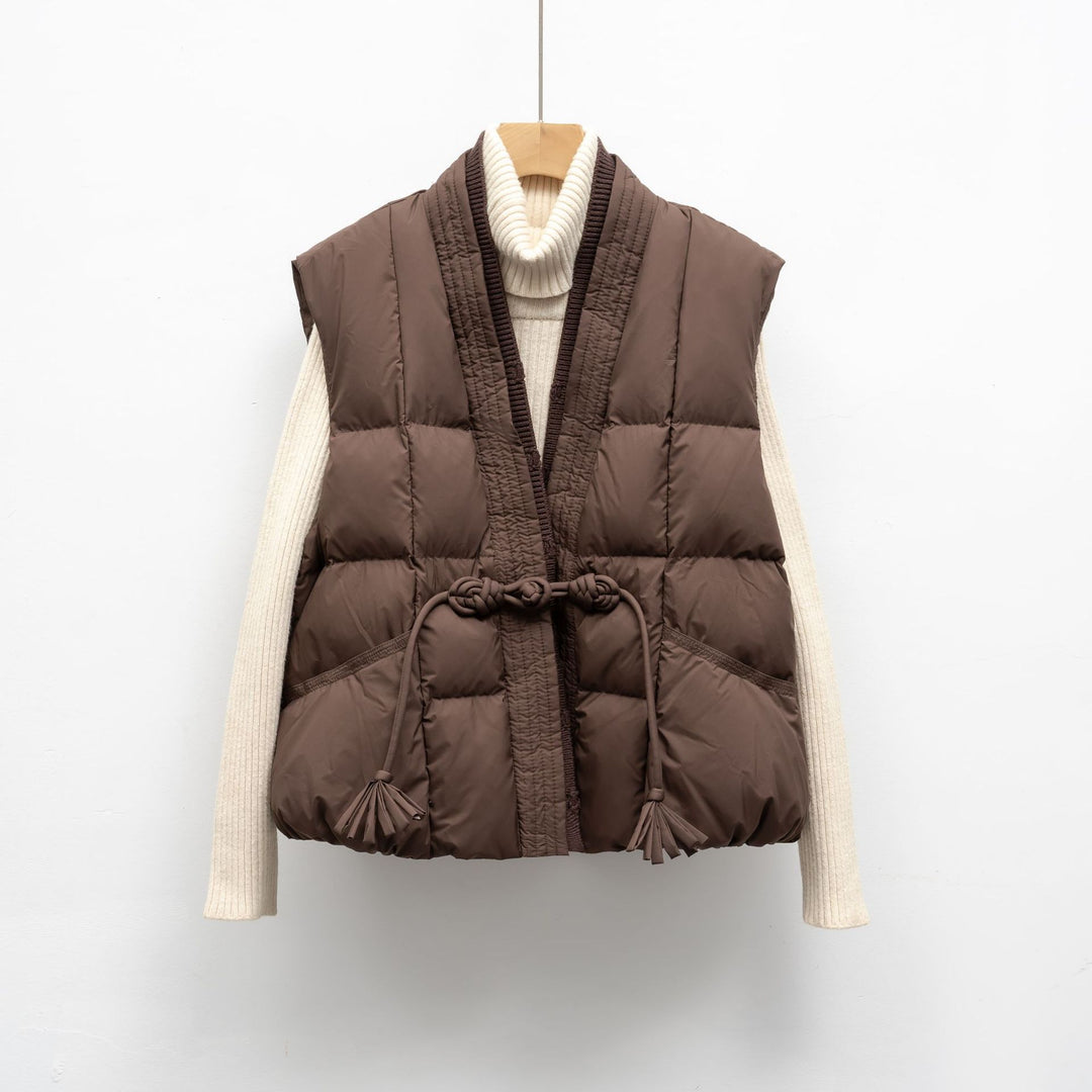 Ladies Trendy Quilted Vest Amarae