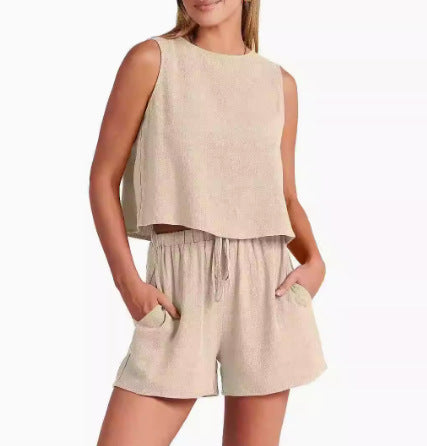 Lune London Women's Casual Two-Piece Shorts Set
