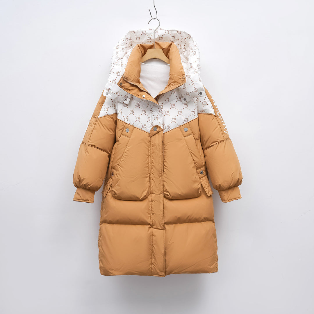 Ladies winter parka with hood Lune London