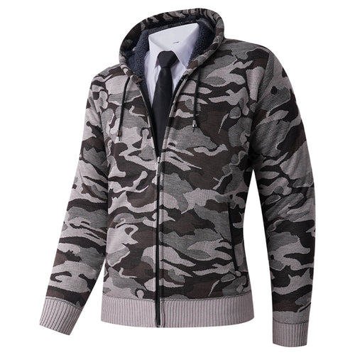 Trendy hoodie for men with a stylish camouflage design Amarae