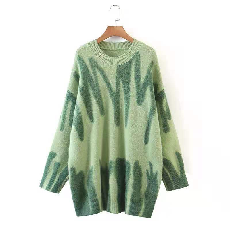 Pull large loose femme en couleur dégradée moderne Chic & Stil